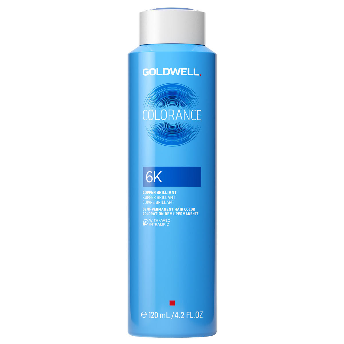 Goldwell Colorance Demi-Permanent Hair Color 6K Cobre Brillante 120 ml - 1