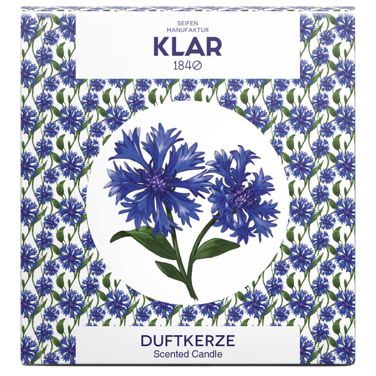 KLAR Bougie parfumée Fleur bleue 160 g - 1