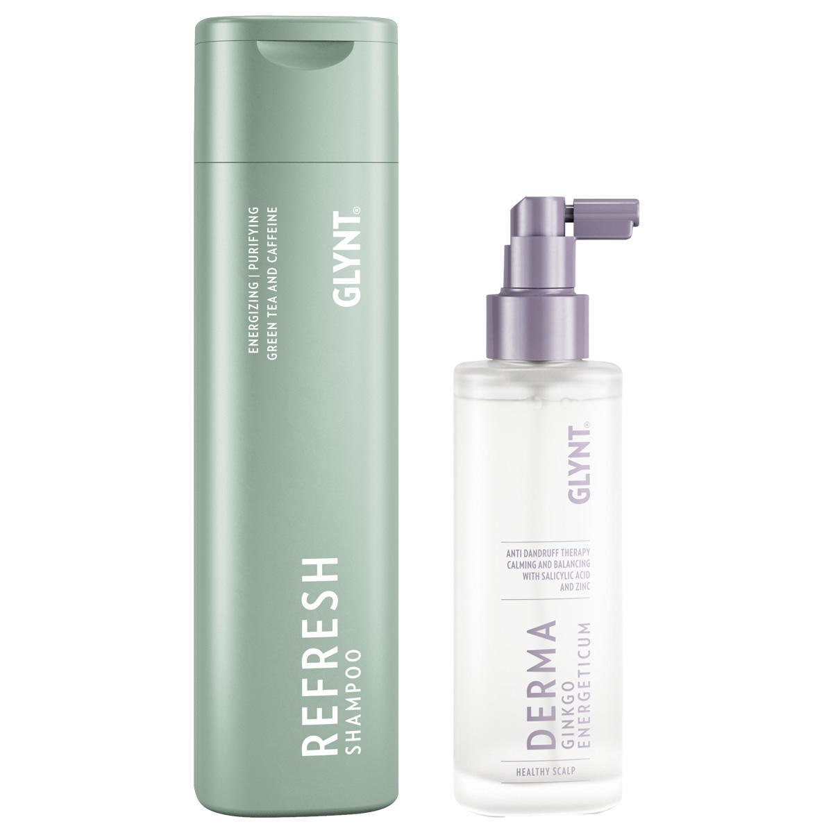 GLYNT Set für frische Haut & Haar (Shampoo 250 ml + Energeticum 100 ml)  - 1