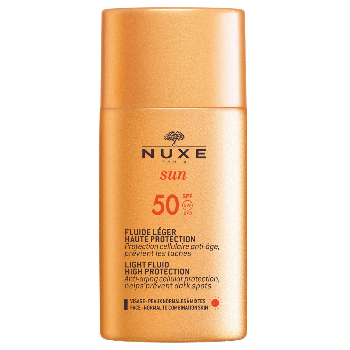 NUXE Sun Fluide léger haute protection SPF 50 50 ml - 1