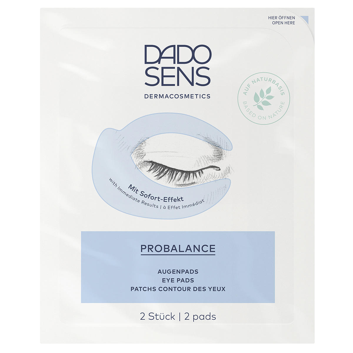 DADO SENS Eye pads 2 Packung mit 4 x Stück - 1