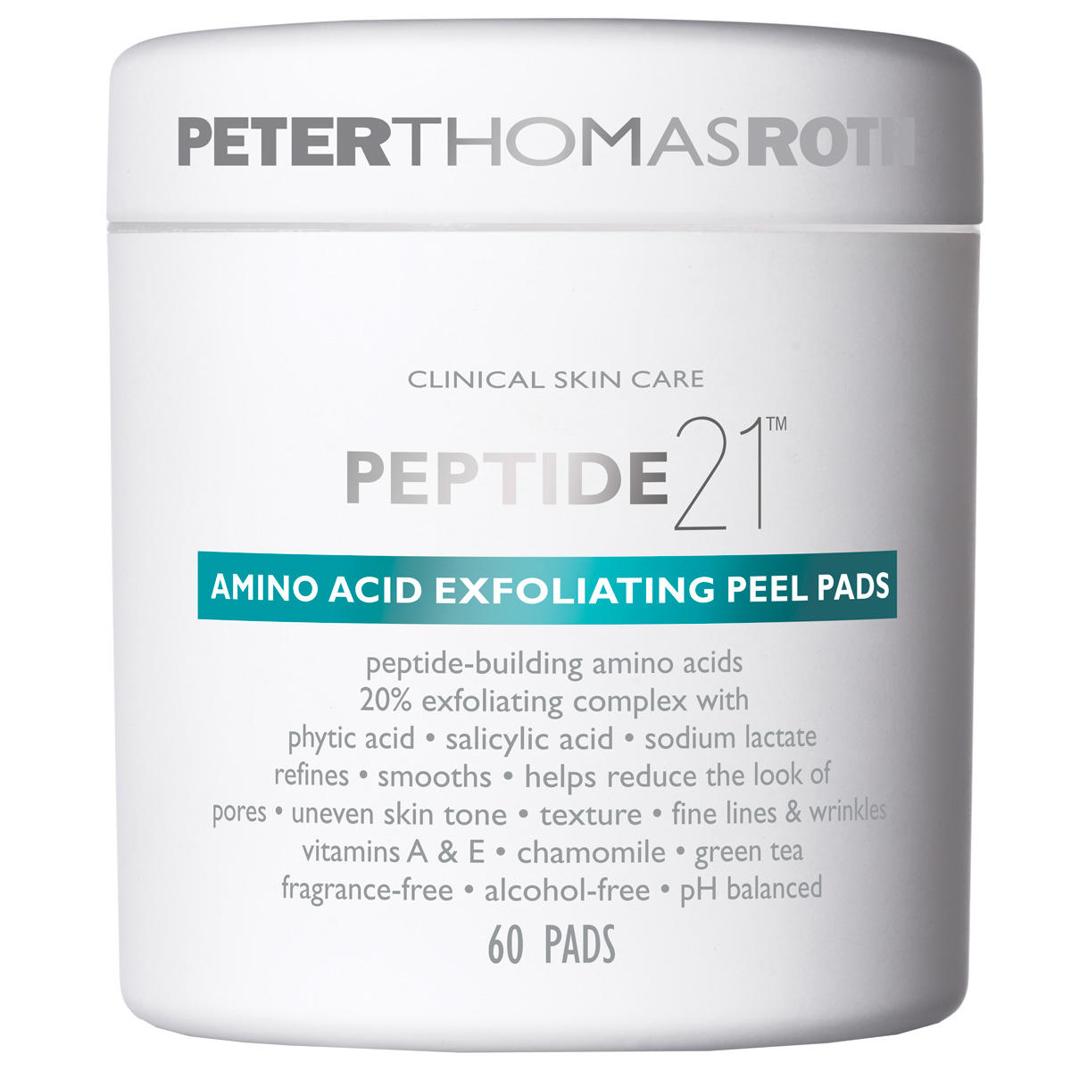 PETER THOMAS ROTH CLINICAL SKIN CARE Peptide 21 Amino Acid Exfoliating Peel Pads 60 Stück - 1