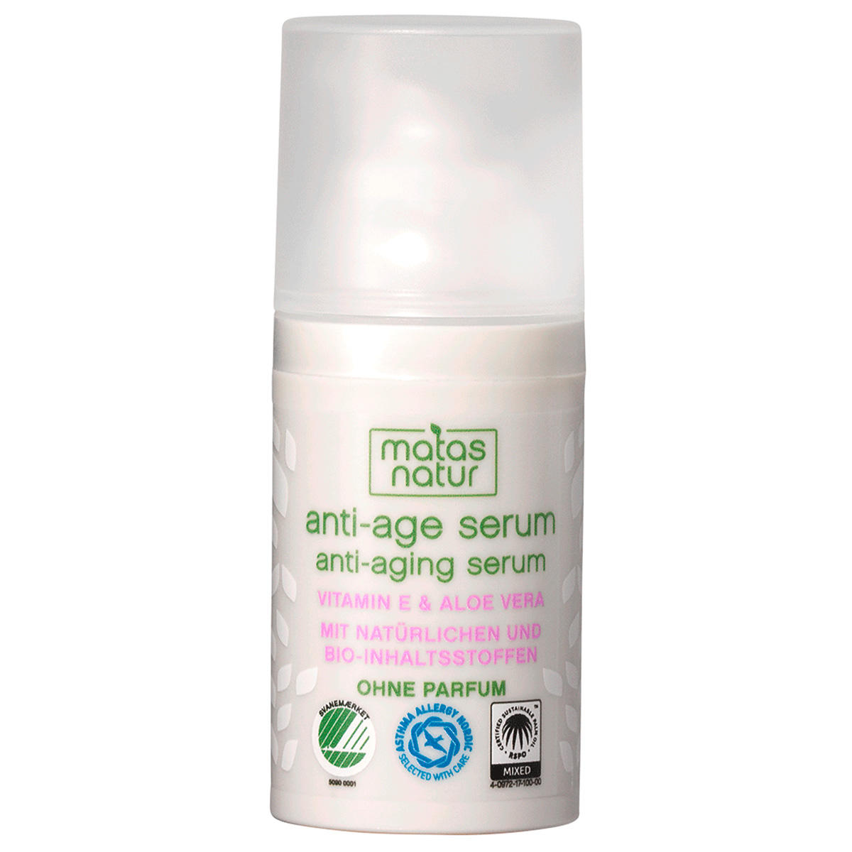 MATAS Anti-age serum with organic aloe vera and vitamin E 30 ml - 1