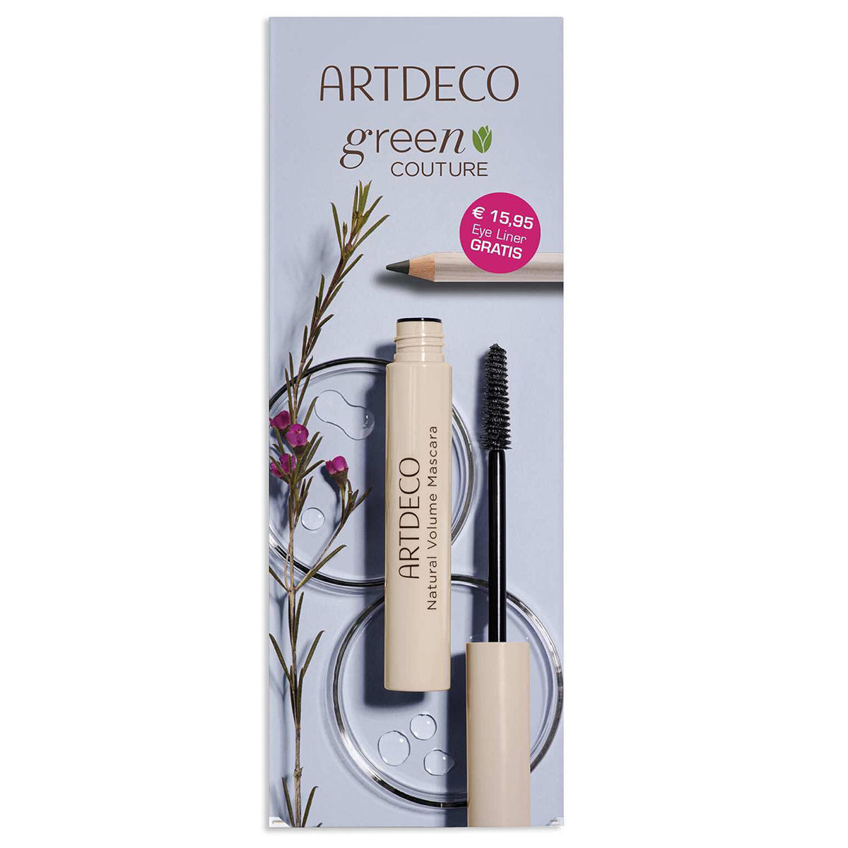 ARTDECO Green Couture Natural Volume Mascara & Smooth Eyeliner Set  - 1