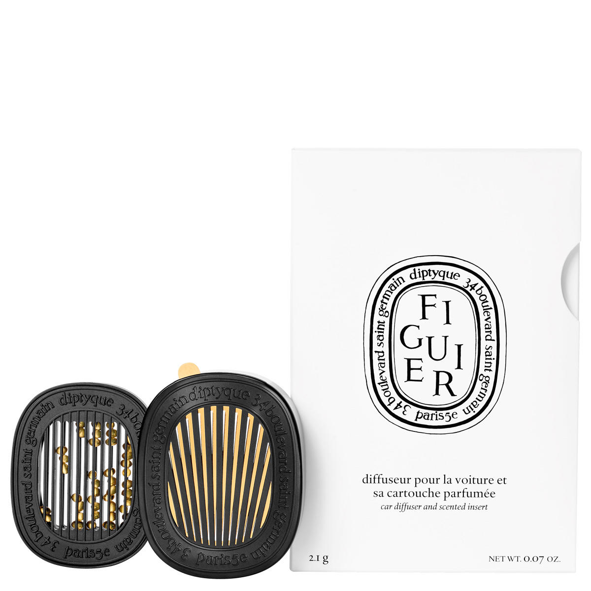 diptyque Figuier Car Diffuser and scented insert 2,1 g - 1