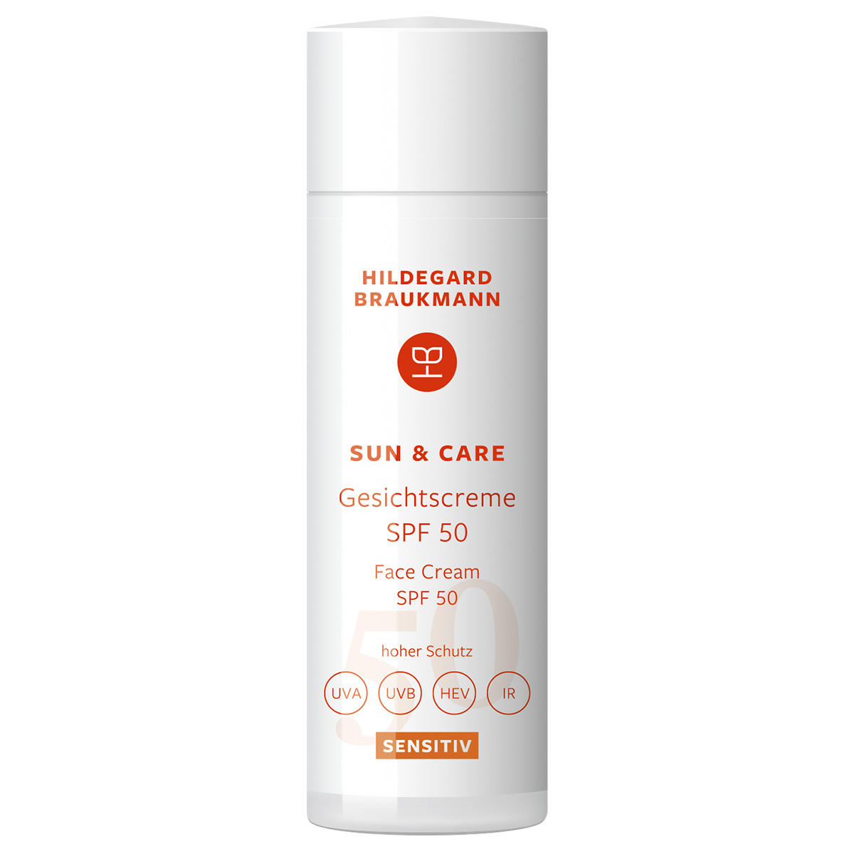 Hildegard Braukmann sun & care  Crème visage Sensitive SPF 50 50 ml - 1