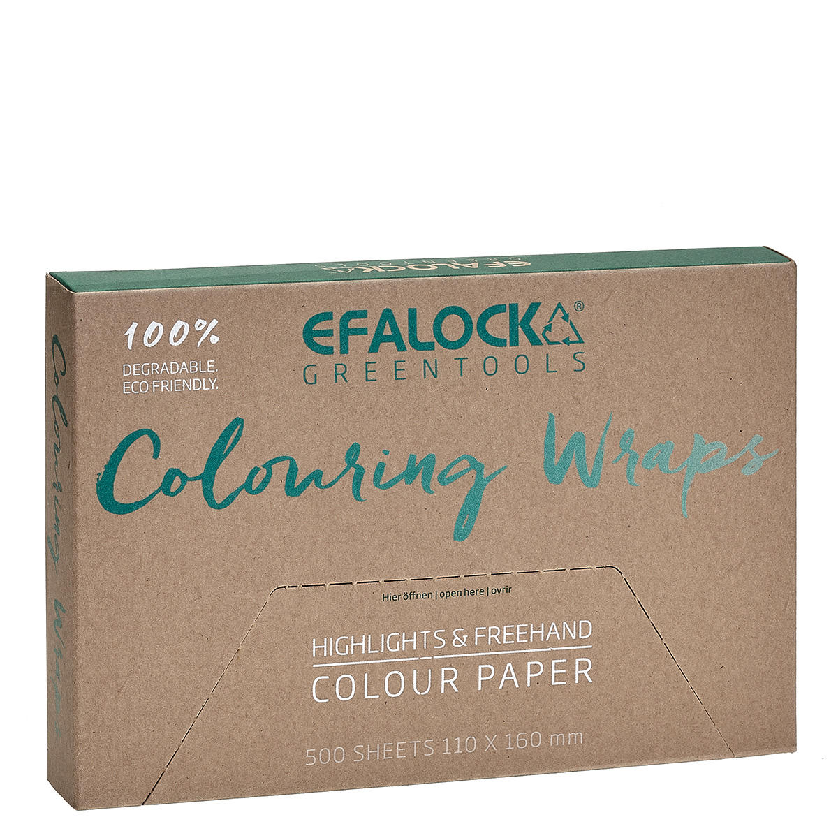 Efalock Greentools Coloring Wraps S - 110 x 160 mm - 1