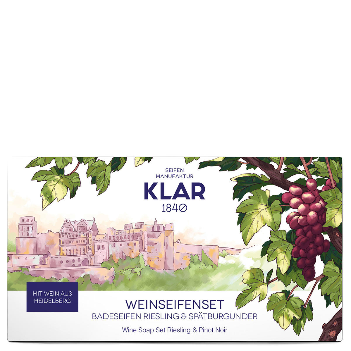 KLAR Set di saponi da vino 2 x 150 g - 1