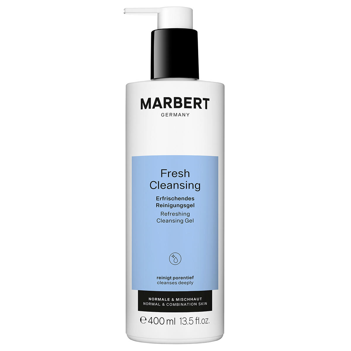 Marbert Fresh Cleansing Gel Nettoyant Rafraîchissant 400 ml - 1