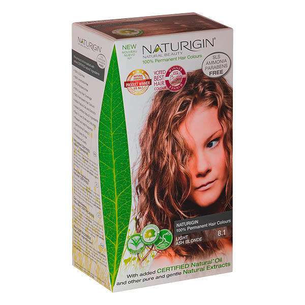 Naturigin Permanent Hair Color Cream Set 8.1 Light Ash Blonde - 1