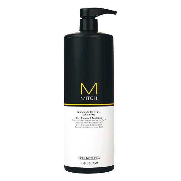 Paul Mitchell Mitch Double Hitter 2 in 1 Shampoo and Conditioner 1 liter - 1