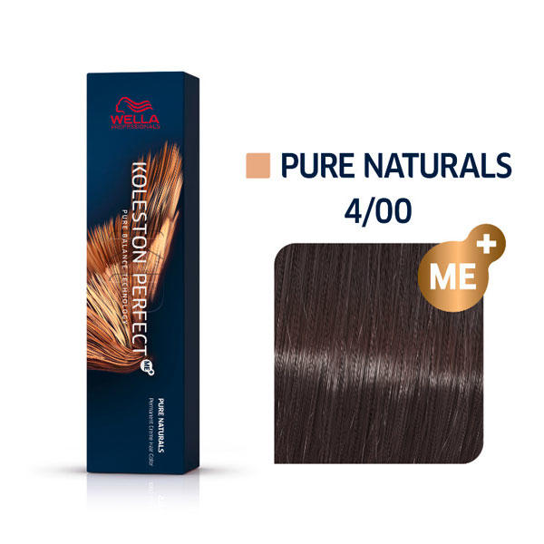 Wella Koleston Perfect ME+ Pure Naturals 4/00 Medium Brown Natural Intensive, 60 ml - 1