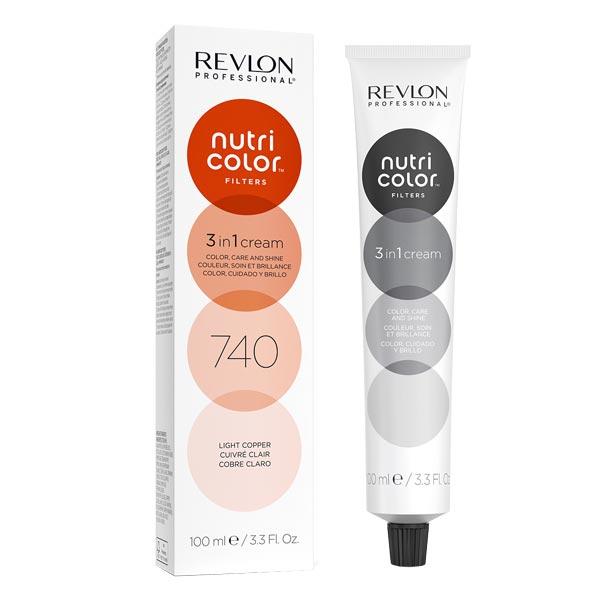 Revlon Professional Nutri Color Filter Tube 740 Mittelblond Kupfer Intensiv 100 ml - 1