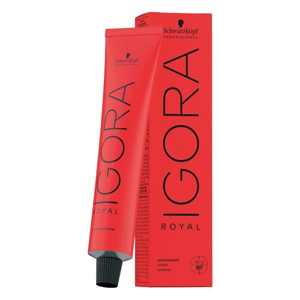 Schwarzkopf Professional IGORA ROYAL Permanent Color Creme 1-0 Tubo nero 60 ml - 1
