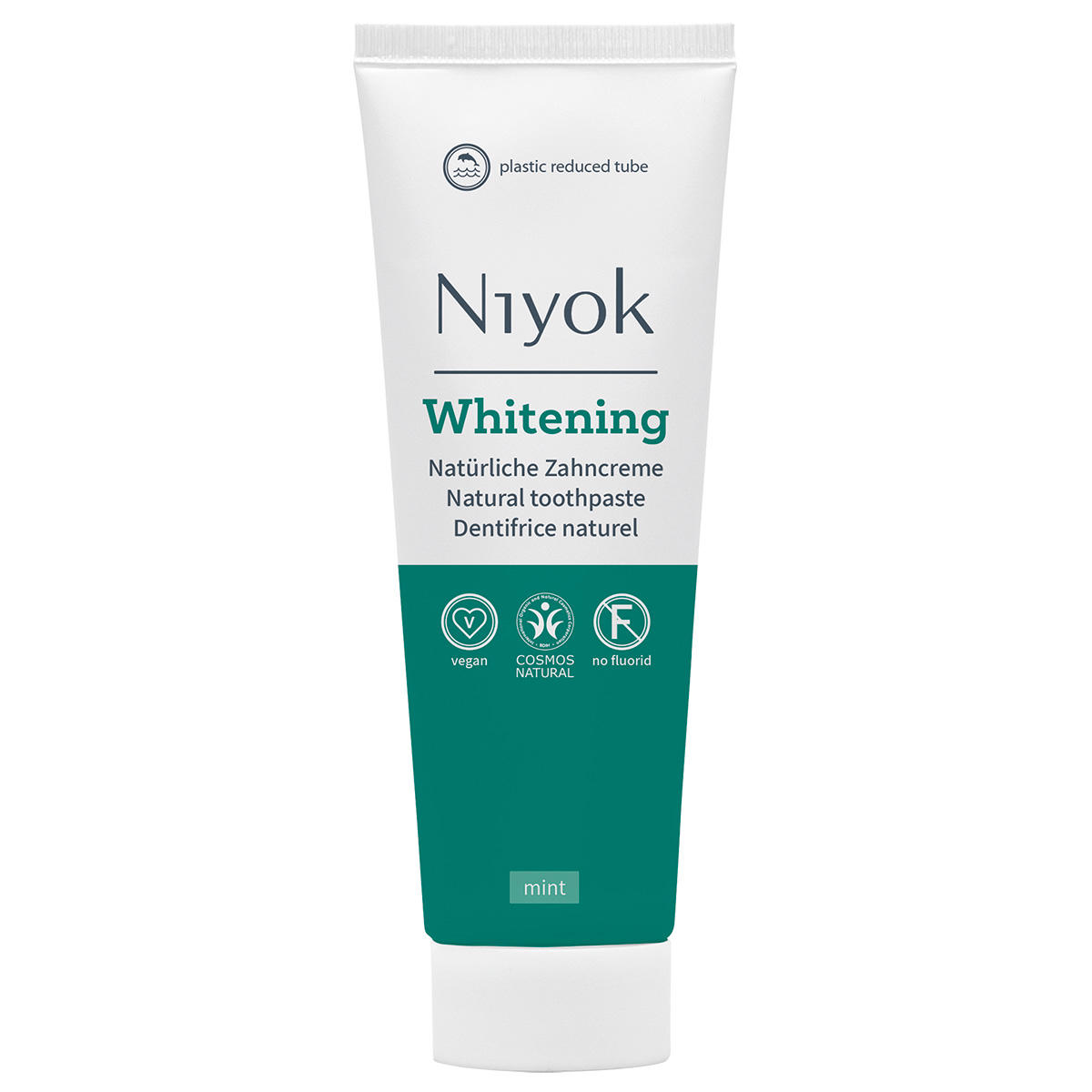 Niyok Natürliche Zahncreme Whitening Mint 75 ml - 1