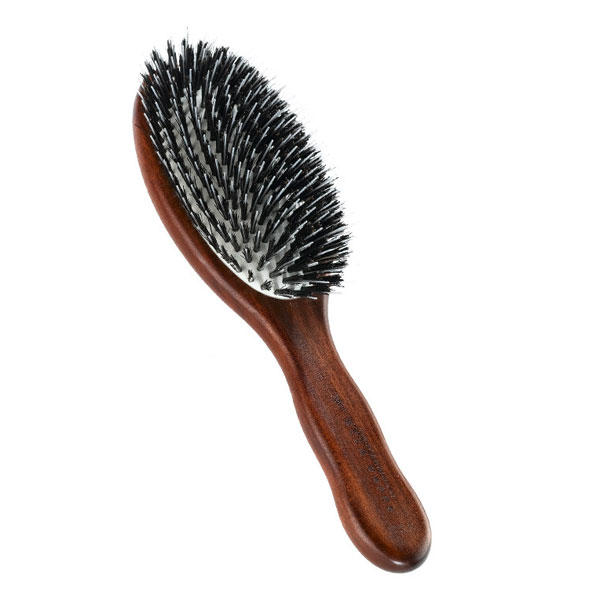 Acca Kappa Hairbrush dark brown with boar bristles dark brown - 1