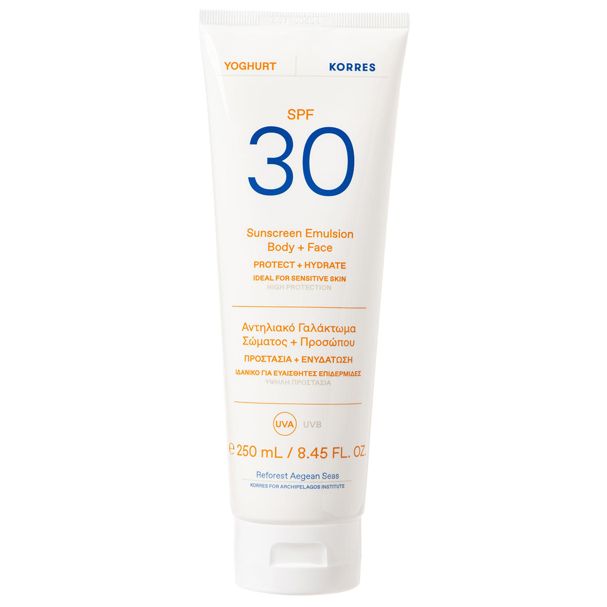 KORRES Yoghurt Sunscreen Emulsion Body & Face SPF 30 250 ml - 1