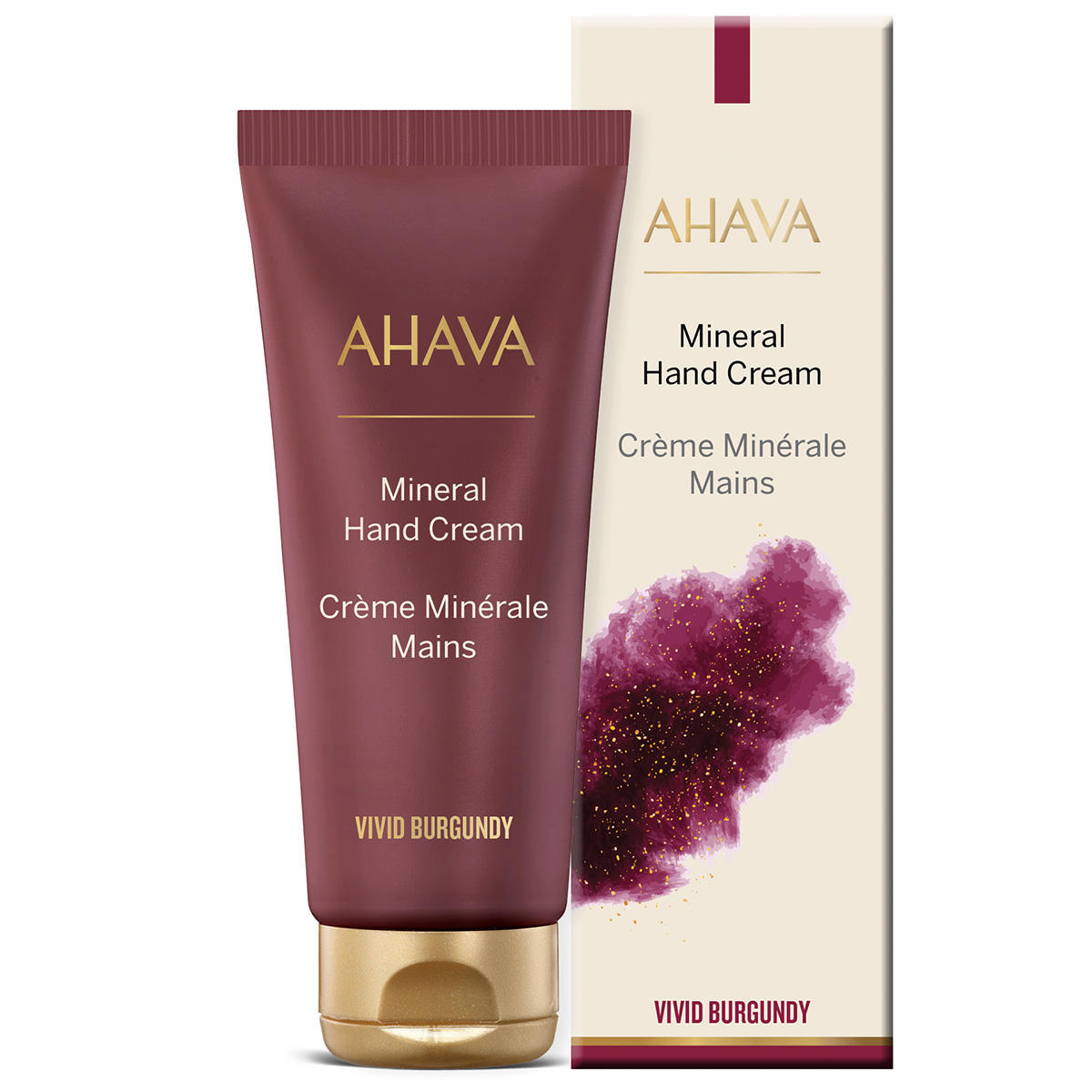 AHAVA Vivid Burgundy Mineral Hand Cream 100 ml - 1