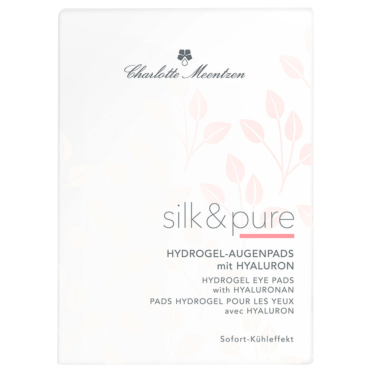 Charlotte Meentzen Silk & Pure Hydrogel eye pads with hyaluron 5 x 2 Stück - 1