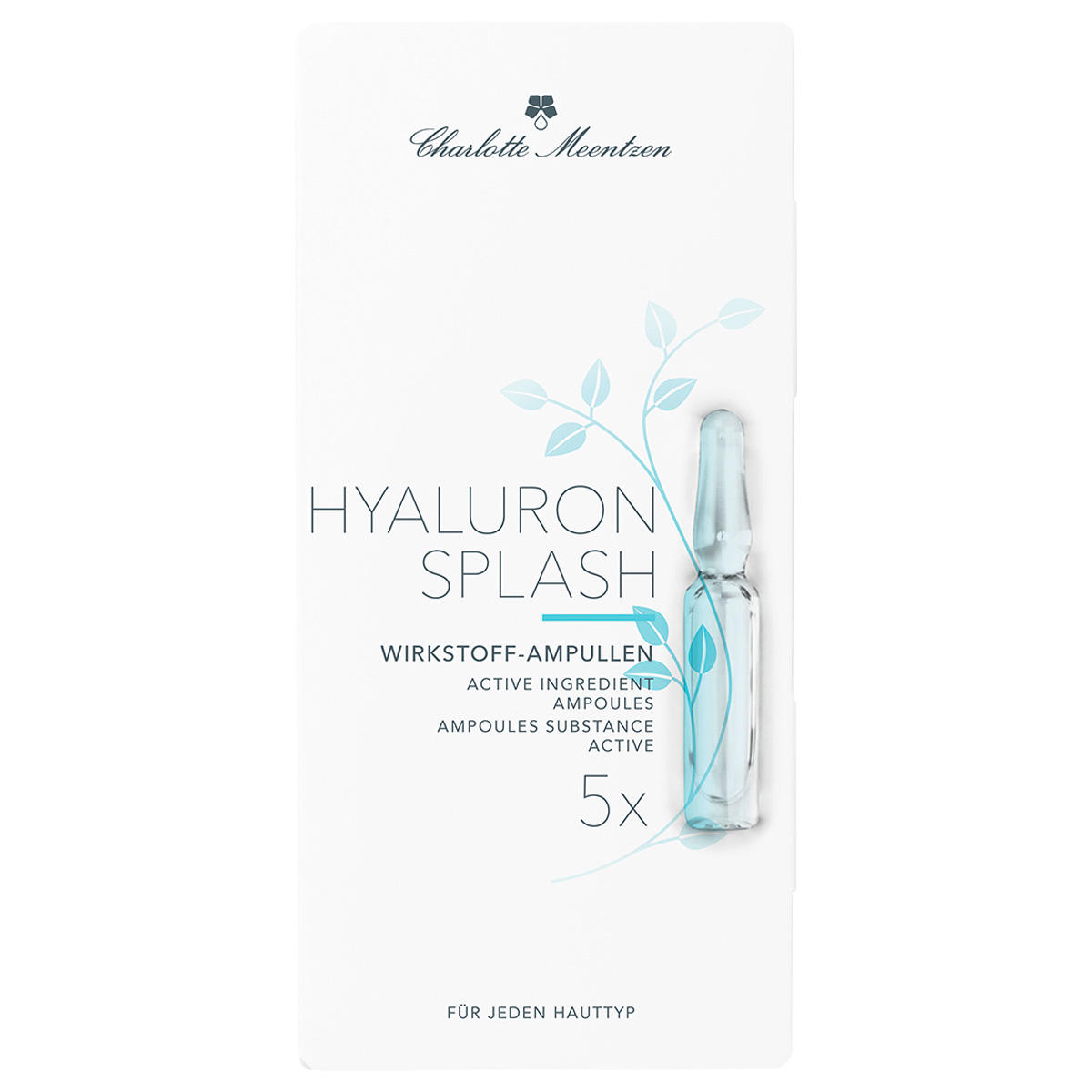 Charlotte Meentzen Ampoules de substances actives Hyaluron Splash 5 x 2 ml - 1