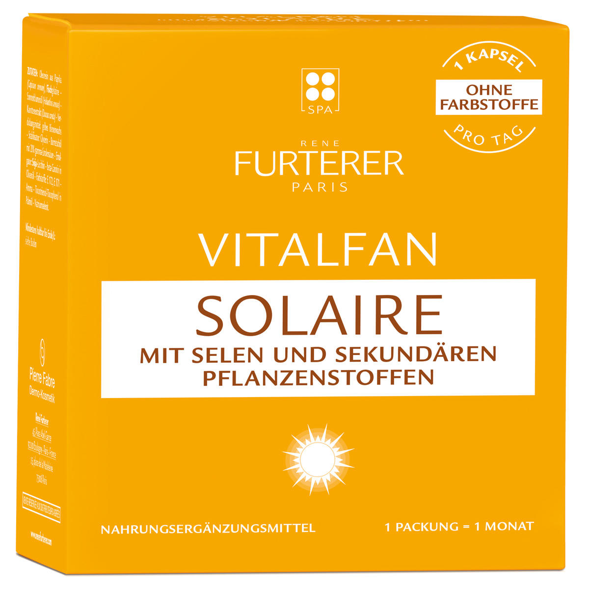 René Furterer Vitalfan Solaire 30 Kapseln pro Packung - 1