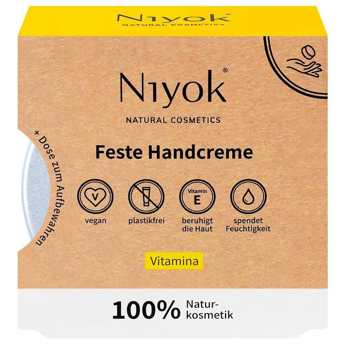 Niyok Crème pour les mains solide Vitamina 50 g - 1