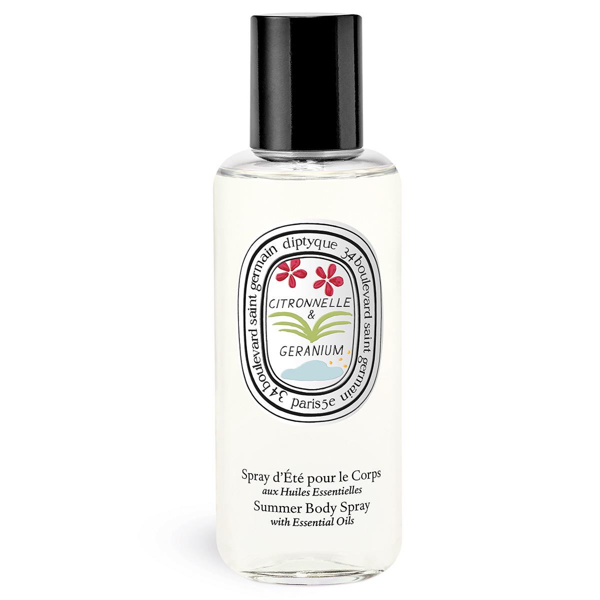 diptyque Lemongrass & Geranium - Summer essential oil body spray 100 ml - 1