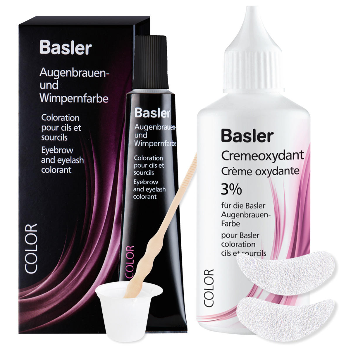 Basler eyebrow color Set noir - 1