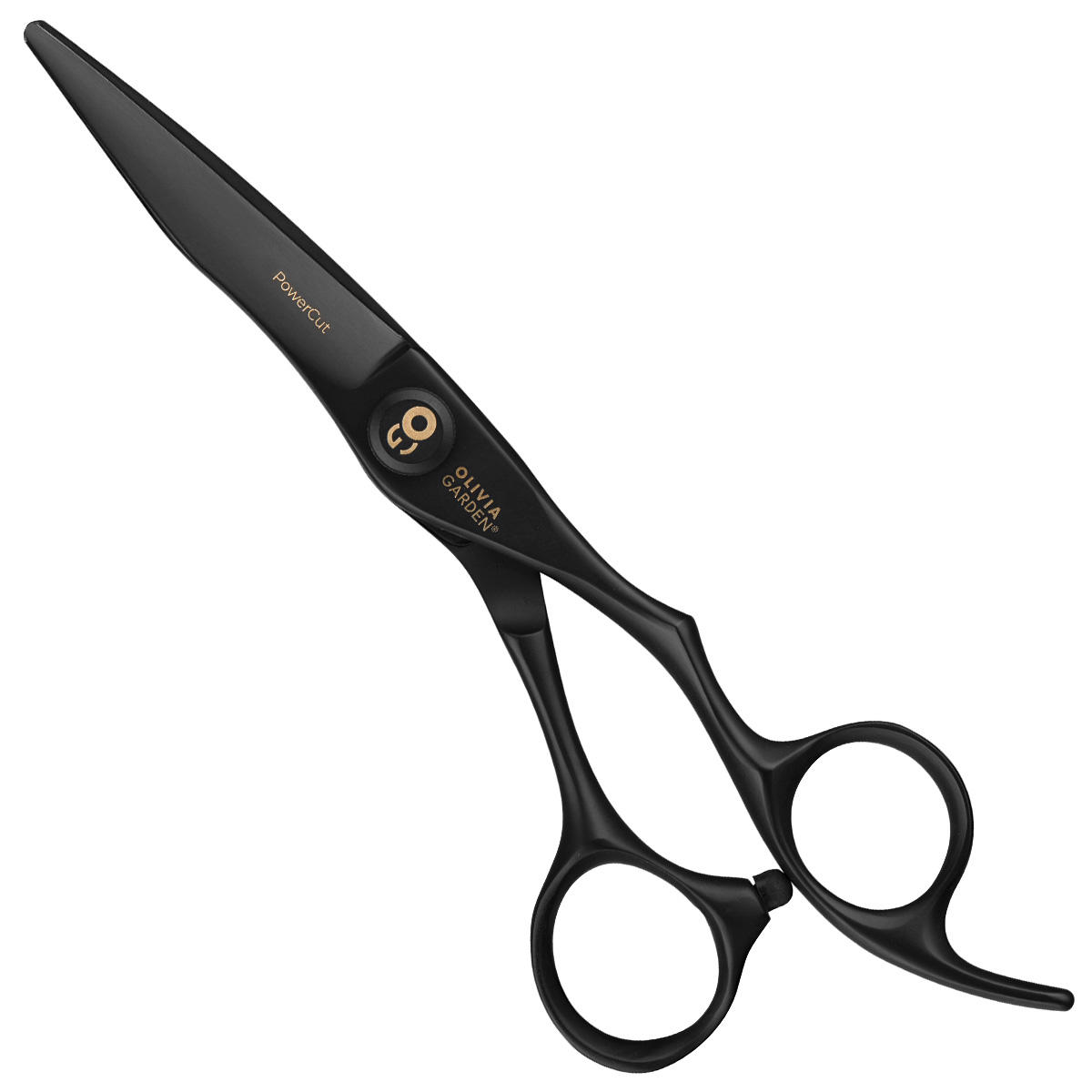 Olivia Garden Powercut Matt Black Haarschere 5,5" - 1