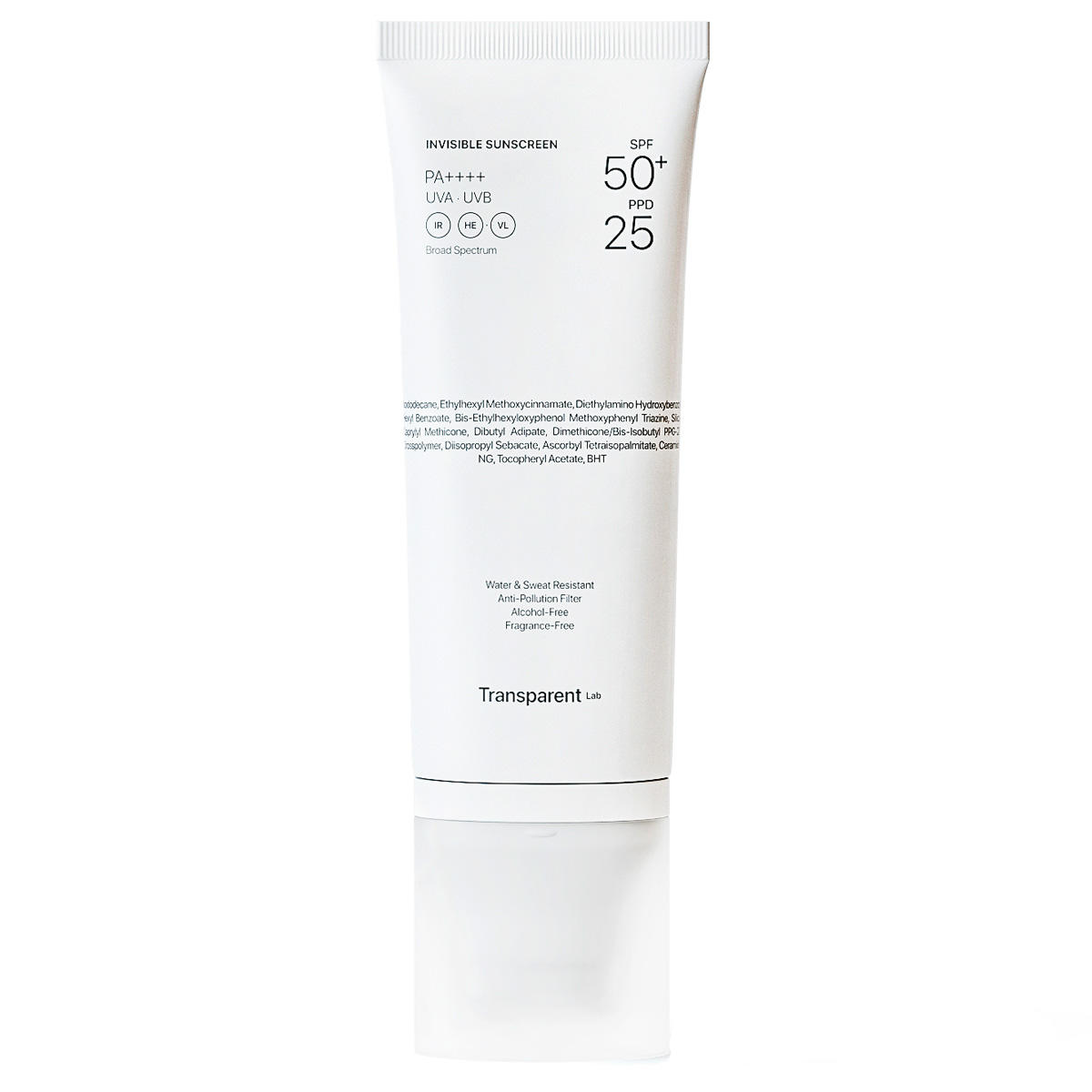 Transparent Lab Invisible Sunscreen Spf50 100 Ml Baslerbeauty