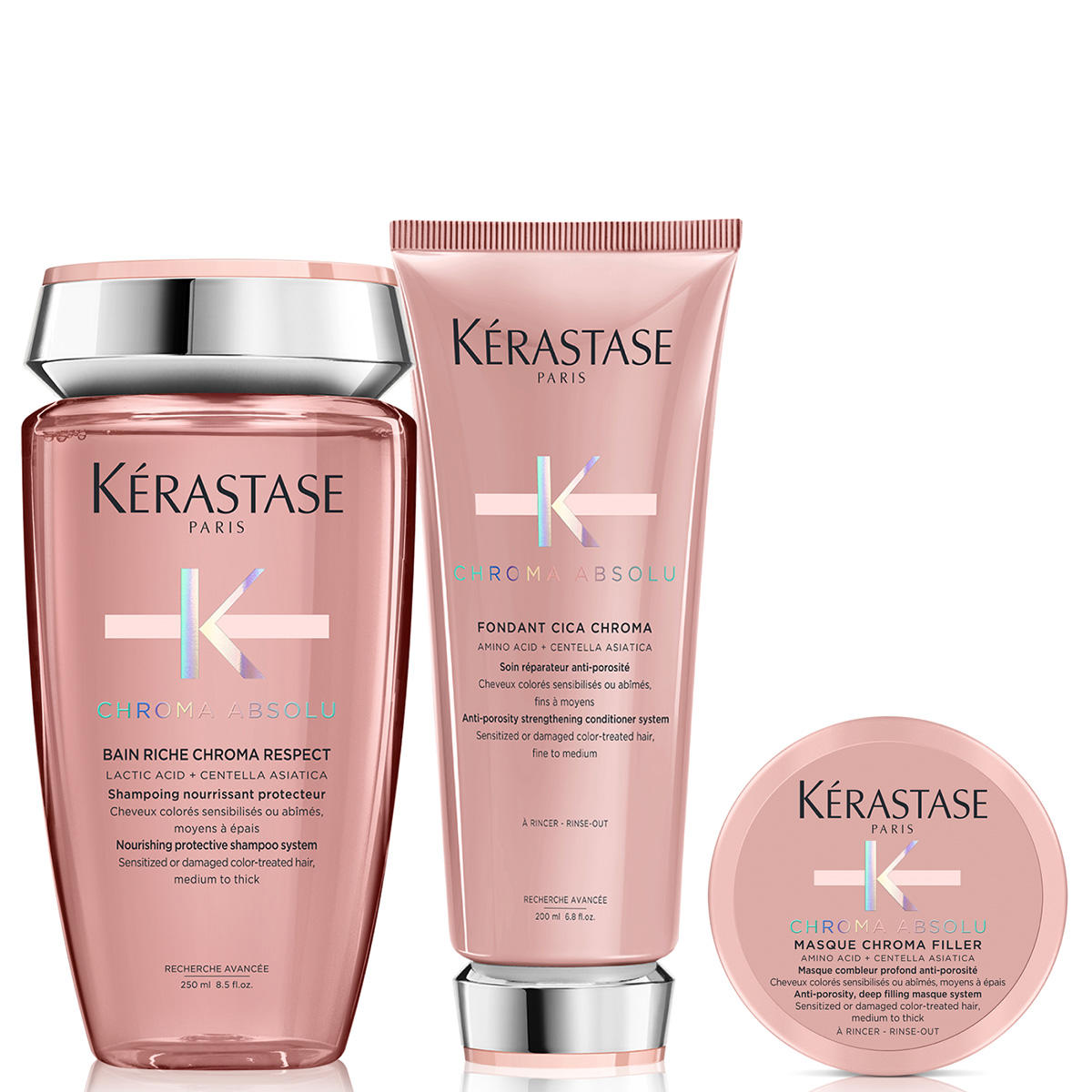 Kérastase Chroma Absolu Pflegeroutine für gefärbtes kräftiges Haar  - 1