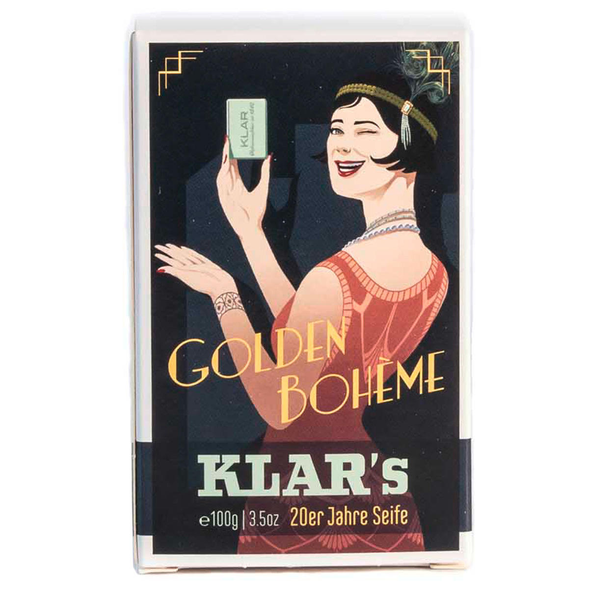 KLAR Retroseife Golden Bohème 100 g - 1