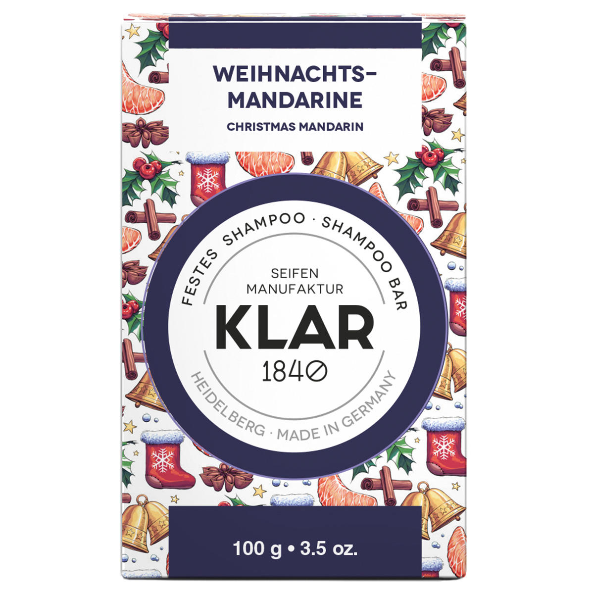 KLAR Festes Shampoo Mandarine 100 g - 1