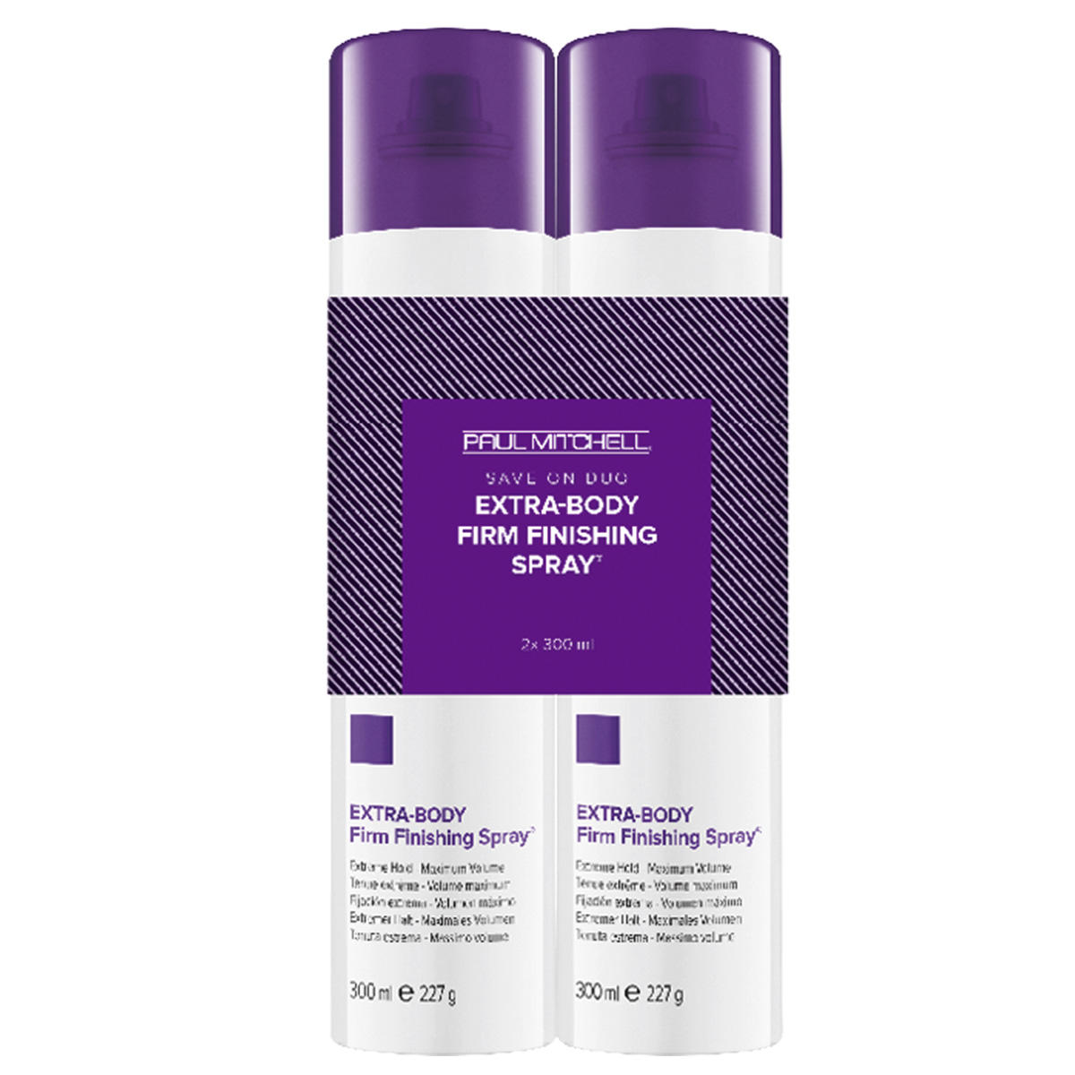 Paul Mitchell Extra-Body SAVE ON DUO Firm Finishing Spray 2 x 300 ml - 1