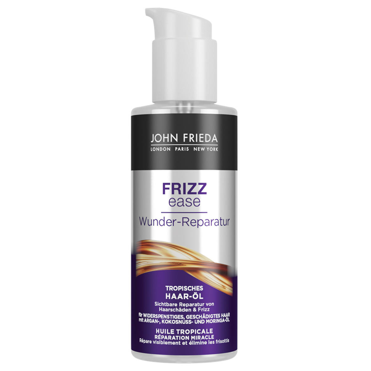 JOHN FRIEDA Frizz Ease Réparation Miracle Huile Tropicale 100 ml - 1