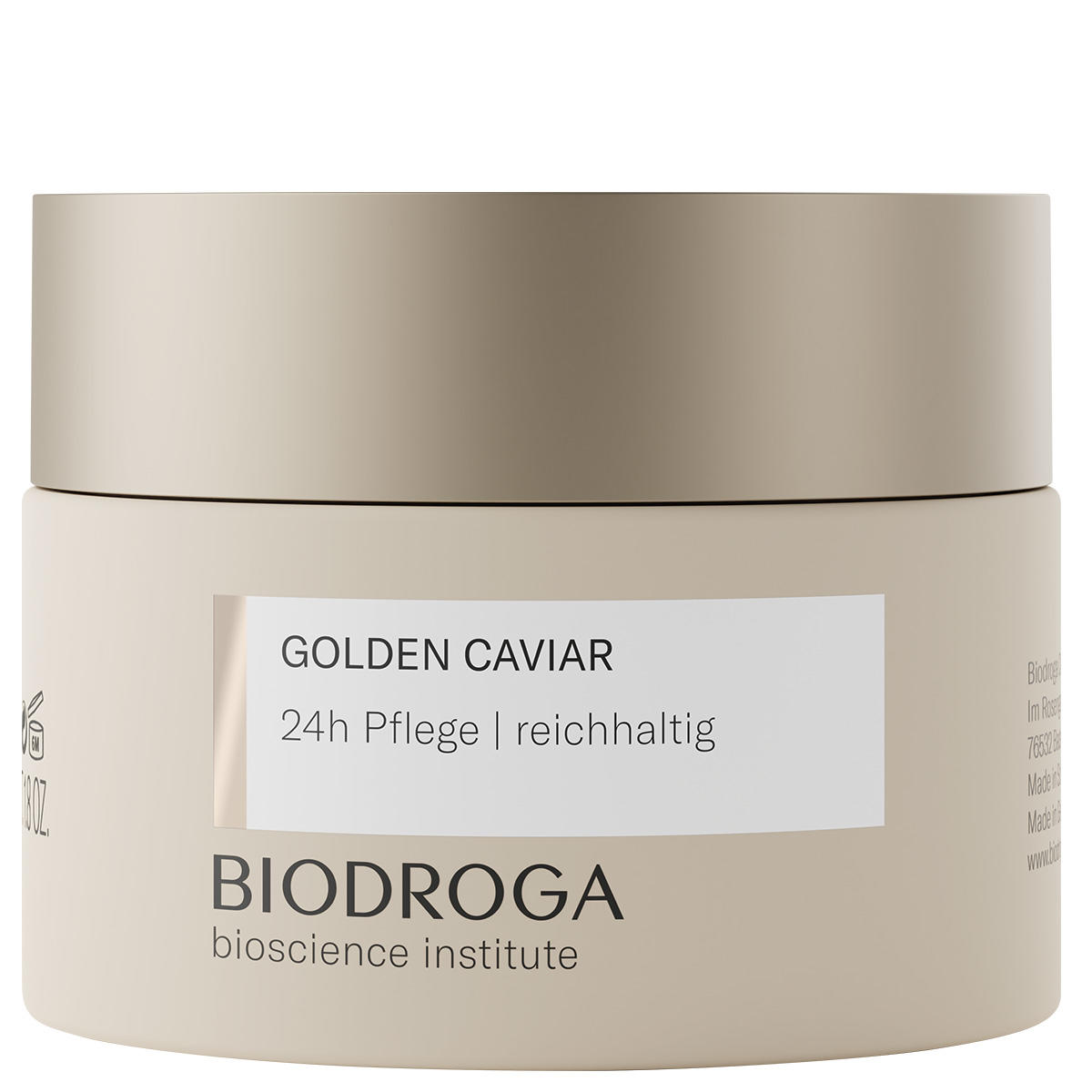BIODROGA Bioscience Institute GOLDEN CAVIAR Assistenza 24 ore su 24 ricca 50 ml - 1