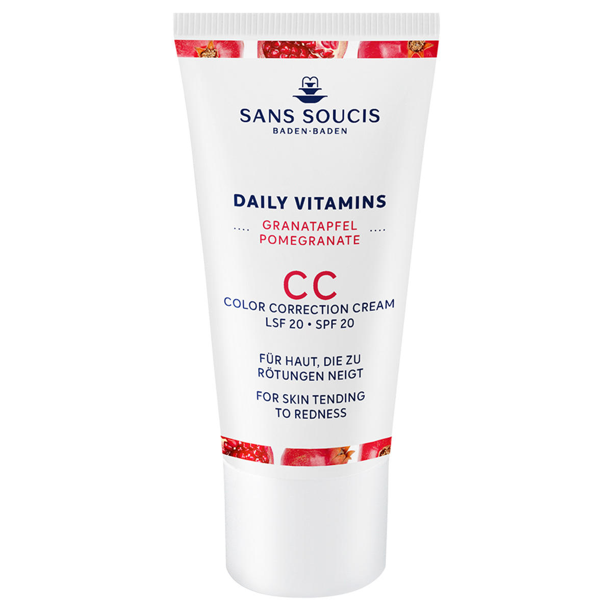 SANS SOUCIS DAILY VITAMINS CC Color Correction Cream SPF 20 anti-redness 30 ml - 1