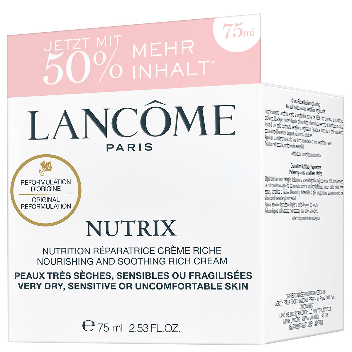 Lancôme Nutrix Crème pour le visage 75 ml - 1