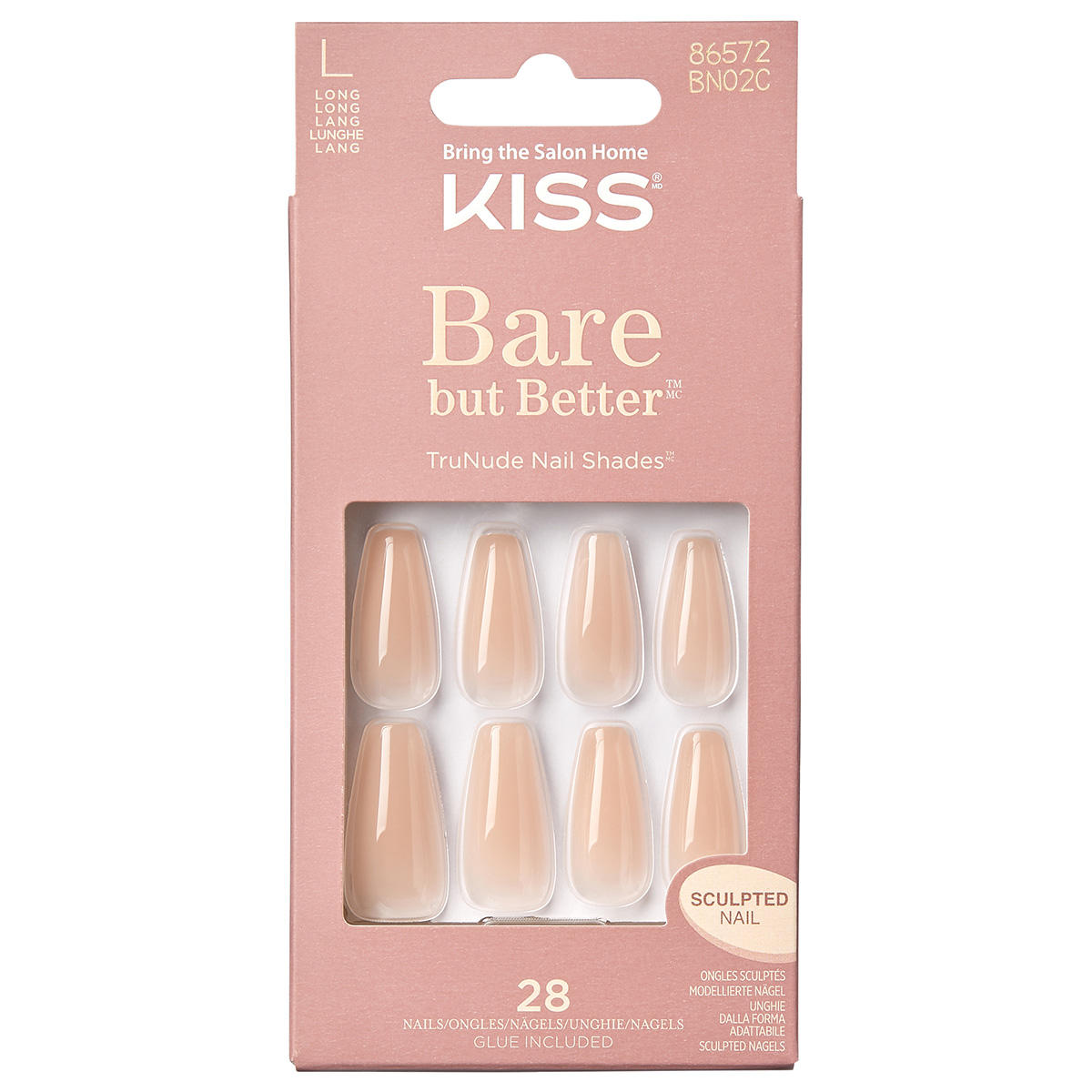 KISS Bare but Better Nails - Nude Drama  - 1