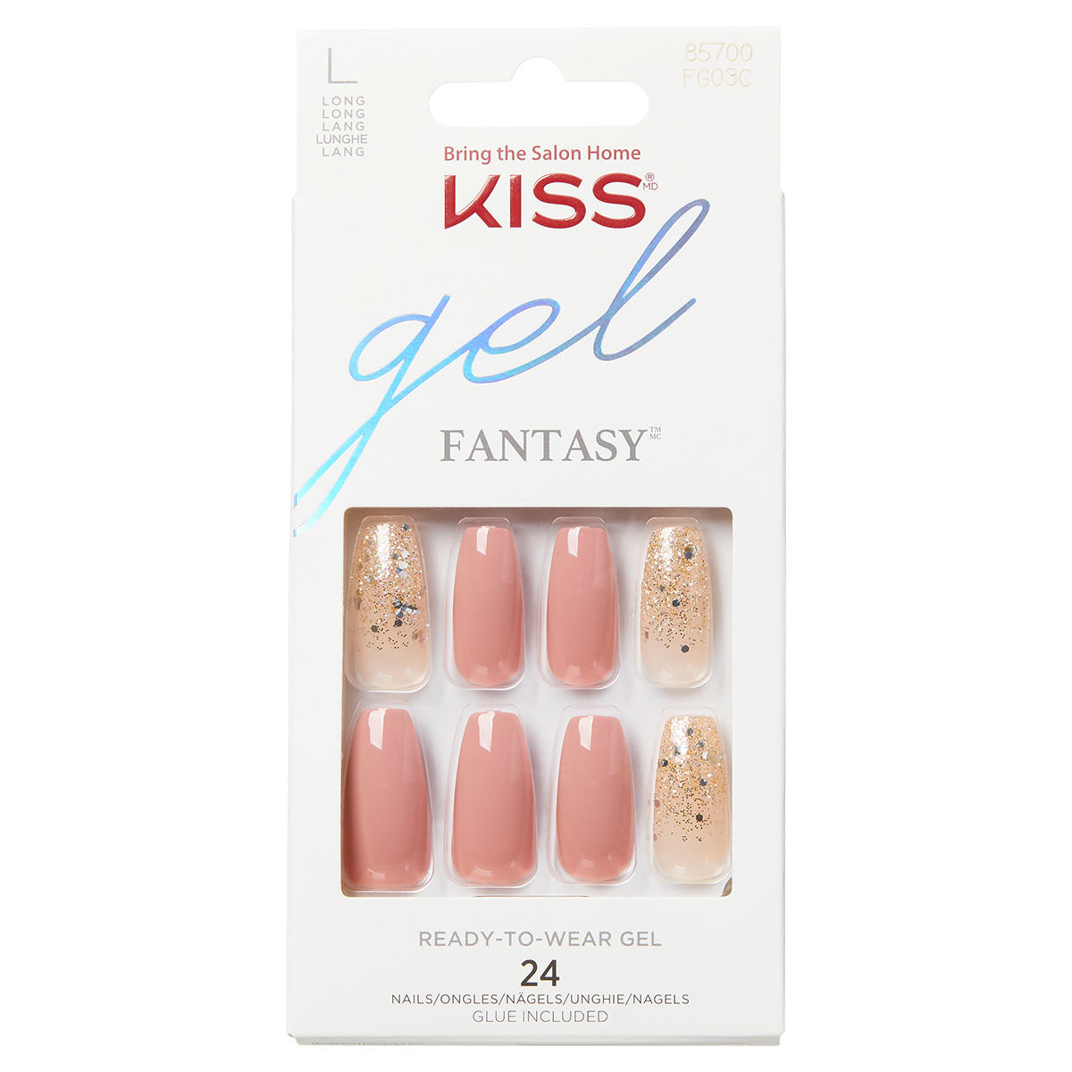 KISS Gel Fantasy Nails - Midnight Sky  - 1