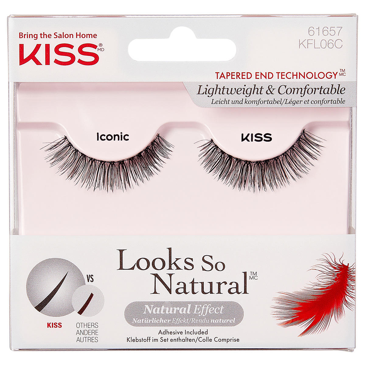KISS Look So Natural Lashes Iconic  - 1