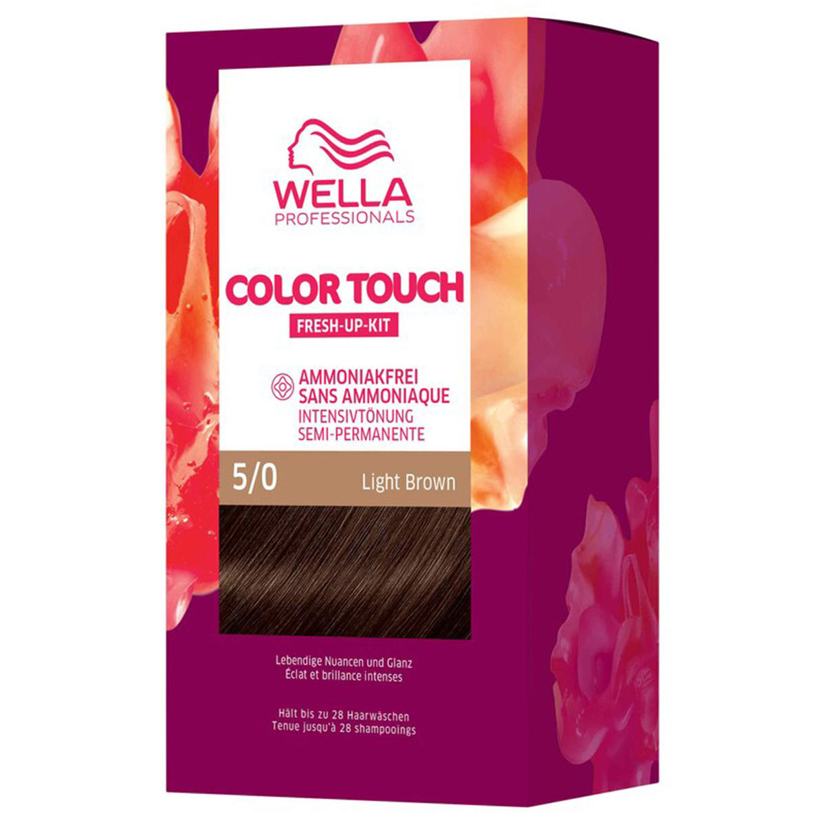 Wella Color Touch Fresh-Up-Kit 5/0 Marrone chiaro 130 ml - 1