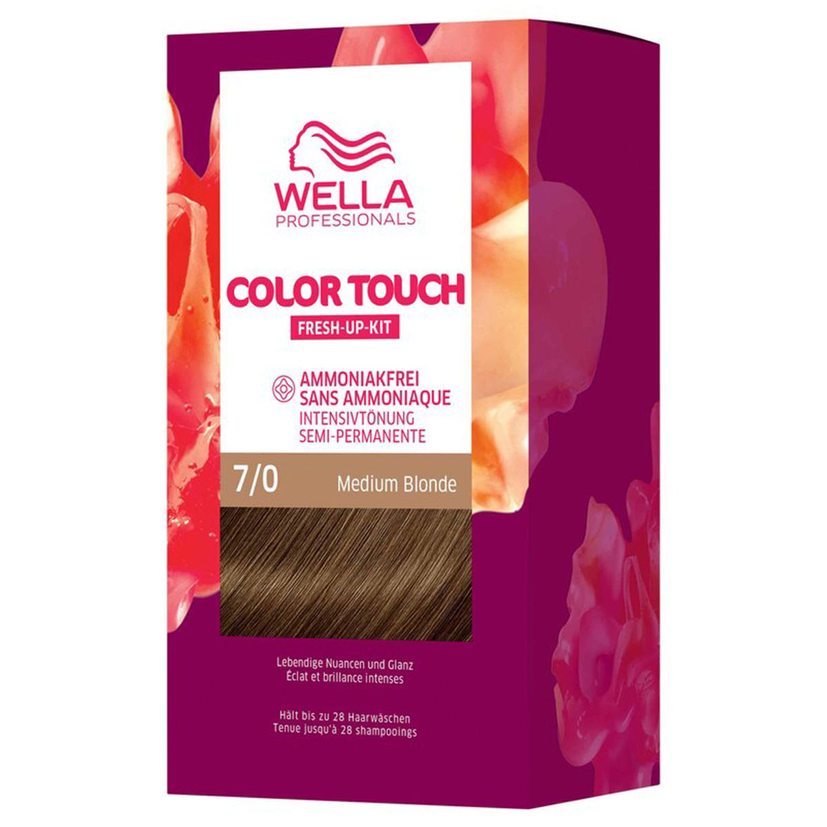 Wella Color Touch Fresh-Up-Kit 7/0 Medium blond 130 ml - 1