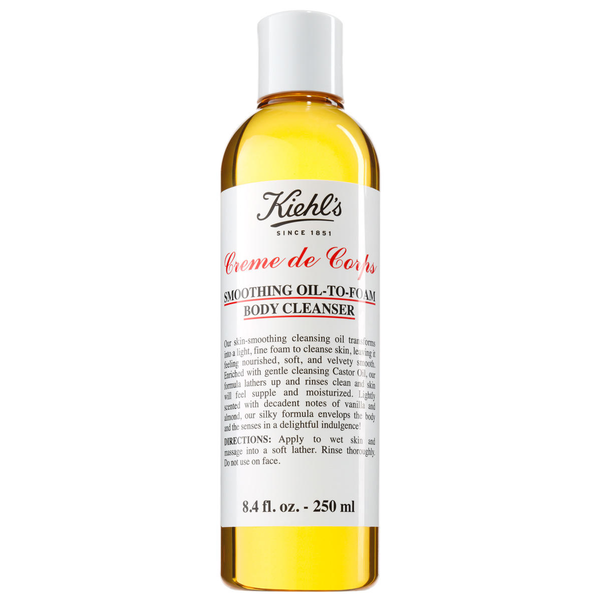 Kiehl's Creme de Corps Smoothing Oil-to-Foam Body Cleanser 250 ml - 1