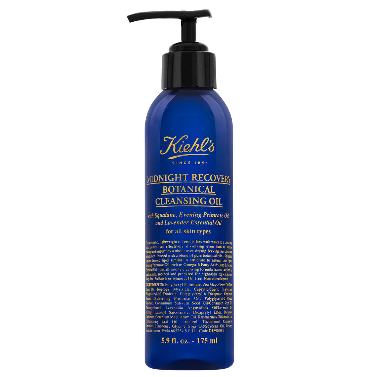 Kiehl's Midnight Recovery Cleansing Oil 175 ml - 1