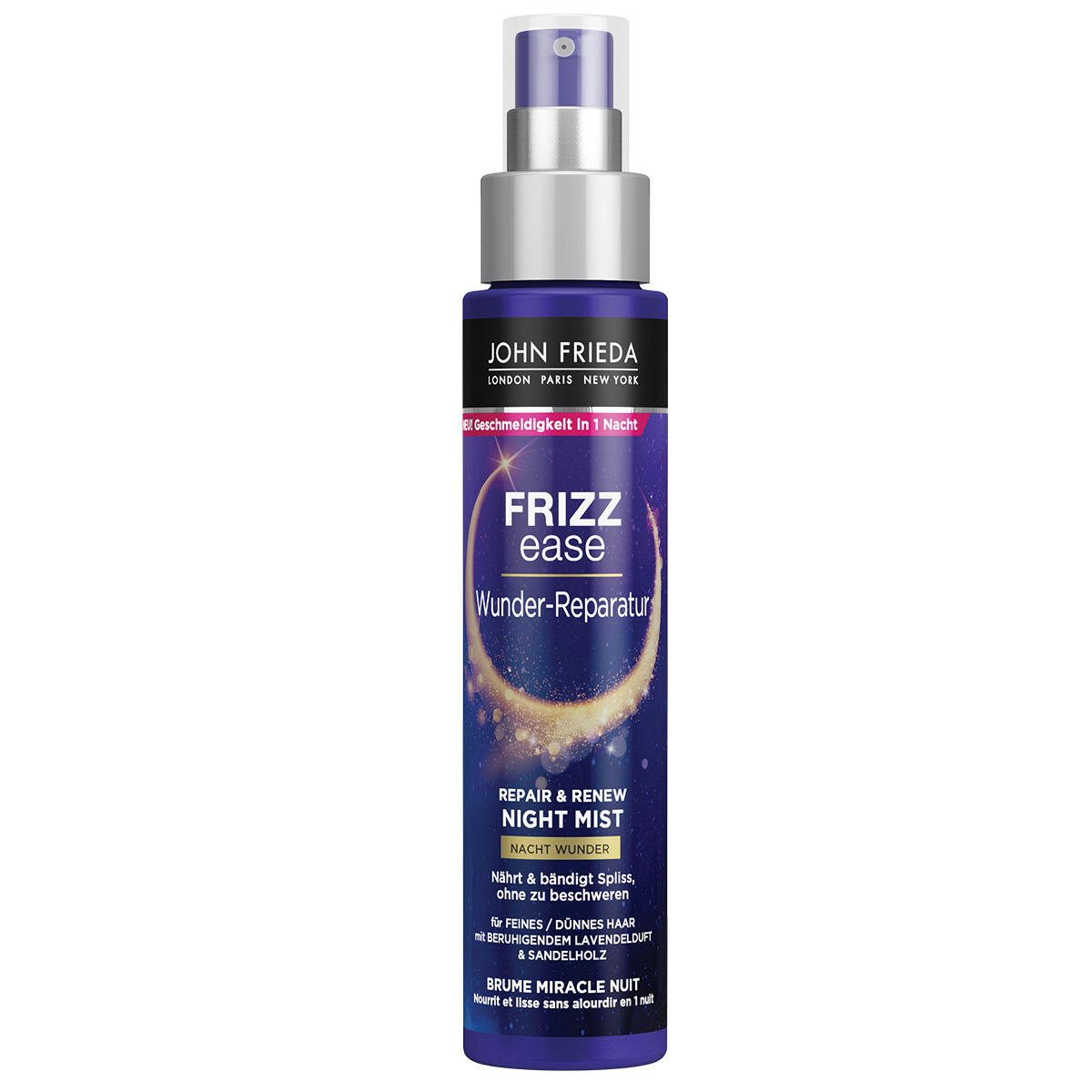 JOHN FRIEDA Frizz Ease Miracle Repair Repair & Renew Night Mist (nebbia da notte riparatrice e rinnovatrice) 100 ml - 1