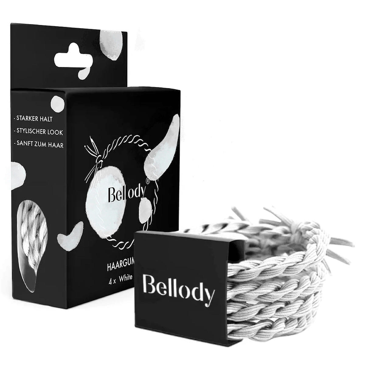 Bellody Original Hair Ties White Canyon 4 Stück - 1