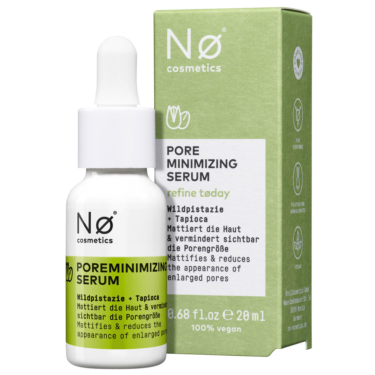 Nø Cosmetics refine tøday Poreminimizing Serum 20 ml - 1