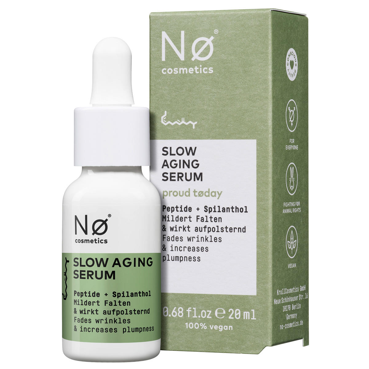 Nø Cosmetics proud tøday Slow Aging Serum 20 ml - 1