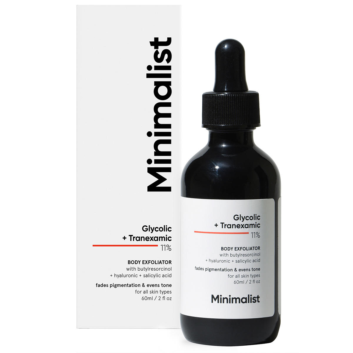 Minimalist Glycolic + Tranexamic 11% Body Exfoliator 60 ml - 1
